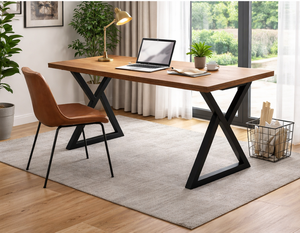 Pieds de table en métal traditionnels pour meubles de salle à manger, DIY, pieds de meubles durables, capacité de charge de 1000 lb, EDPTBL001 - Product Image 1