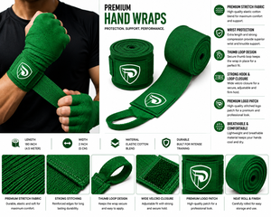 DUMELA INTERNATIONAL - Vendas de Mano para Entrenamiento de MMA y Boxeo con Logotipo Personalizado, Transpirables, Duraderas, Elásticas, de Algodón, para Kickboxing - Product Image 3
