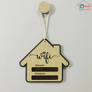 Custom Wooden Hanging Sign Personalized <b>Engraved</b> <b>Plaque</b> Rustic Wall Decor for Home Bar Cafe Shop - Product Image 5