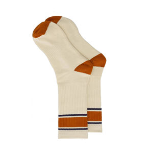 Custom Logo Silk Screen Printing OEM Service High Quality Eco-Friendly Breathable Quick Dry <b>Sports</b> Training <b>Men</b> Crew <b>Socks</b> - Product Image 3