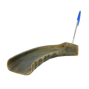 Porte-stylos de luxe fait main en corne noire, en forme de corne, pour la maison et le bureau, support triple pour trois stylos - Product Image 4