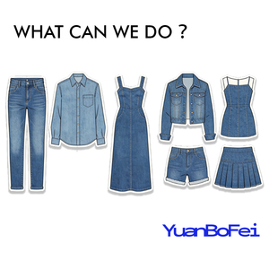 YUANBOFEI Jeans de Mezclilla Ajustados de Pierna Recta para Mujer, 100% Algodón, Transpirables, Estilo Vintage, para Uso Diario - Product Image 6