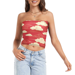 Wholesale Price Women's Wear Casual Sublimation Tube <b>Top</b> for Women Gym & Fitness Clothing OEM High Quality Tank <b>Tops</b> OEM - Product Image 5
