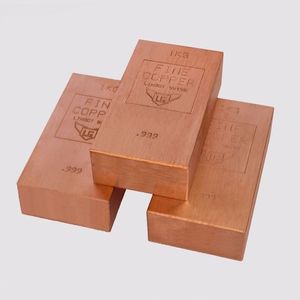 Custom 1000 Grams 99.9% Pure Non-Alloy Square Copper <b>Bars</b>/plates High-quality Ingot Welding for Investment/Collection Metal - Product Image 2