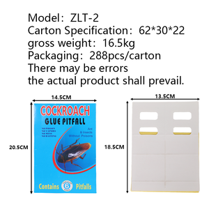 Piège à cafards collant ZLT-2, pliable, avec appât <span class=keywords><strong>pour</strong></span> la lutte antiparasitaire - Product Image 3