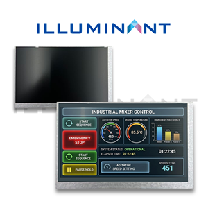 Module LCD TFT RGB 7 pouces 800x480 avec bande 40 broches, pilote IC EK79713B+EK73202A, luminosité 400 cd/m² - Product Image 2