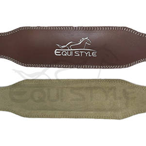 Ceinture de soutien dorsal en cuir marron de 4 pouces pour haltérophilie, squat et entraînement sur banc, avec fermeture à boucle, ceintures de gym personnalisables - Product Image 5