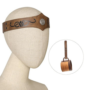 Cinturón Vikingo de Cuero Vacuno Genuino, Accesorios Renacentistas, Cinturón Medieval Vintage con Bolsa y Cinturón Vikingo de Cuero PU - Product Image 4