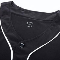 Jersey Baseball Lengan Pendek Berkualitas Tinggi Cepat Kering Bernapas Nyaman