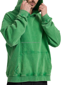 Sweat-shirt à capuche épais pour homme, 100% coton/polyester, coupe classique, impression de logo personnalisée, respirant - Product Image 4
