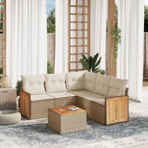 Conjunto de Sofás de Jardín Color Beige - Product Image 1