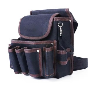 Black <b>Tool</b> <b>Belt</b> with Multiple Pockets Heavy Duty Work Organizer for Mechanics and DIY Projects - Product Image 1