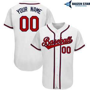 Men Baseball Jersey Custom Logo Team Wear Quick Dry Athletic Uniform Shirt - Product Image 4