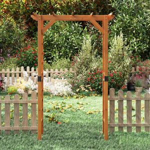 Arco da Giardino in Legno da 7/7,5 Piedi, Traliccio Esterno per Piante Rampicanti, Recinzione e Cancello - Product Image 3
