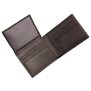 Top Quality Men's Blue PU Leather Fold <b>Wallet</b> With Multi-<b>Card</b> Slots And ID Window Minimalist Design Short <b>Card</b> <b>Holder</b> - Product Image 3