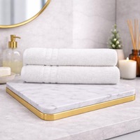 Serviette de Bain Blanche de Luxe 100% Coton 550 GSM, Ultra Douce et Épaisse, Idéale pour Hôtels, Spas, Complexes et Usage Domestique – Offre Spéciale