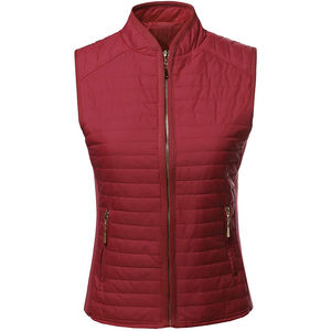 Gilet long matelassé d'hiver personnalisé sans manches pour femme, idéal pour le golf et l'équitation - Product Image 4