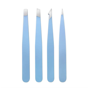 Pinzas para Cejas de Acero Inoxidable con Punta Puntiaguda, Lavables, para Depilación Facial, Ligeras y Reutilizables - Product Image 3