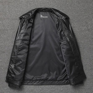 Fabricant pakistanais de vestes en cuir en gros – Col montant, style décontracté urbain, hiver, pour hommes, moto, conception OEM - Product Image 5