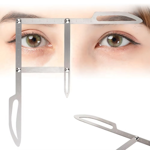 Regla de Microblading de Acero Inoxidable para Cejas, Herramienta de Medición de Proporción Áurea para Maquillaje Permanente - Product Image 3