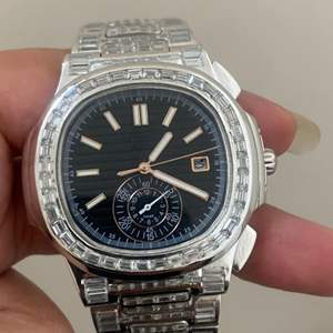 Montre de haute qualité en moissanite DEF de laboratoire, style hip-hop, avec diamants incolores et mécanisme automatique ou manuel - Product Image 5