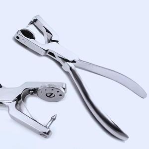 Wholesale Ainsworth 6.75-inch Stainless Steel Silver Ergonomic Rubber Dam Punch Dental <b>Instrument</b> Manual Class I Competitive - Product Image 2