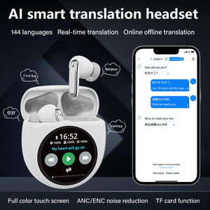 Tai nghe TWS hàng đầu ai nâng cấp dịch ngôn ngữ thời gian thực hỗ trợ dịch giọng nói 144 + từ điển dịch điện tử - Product Image 4