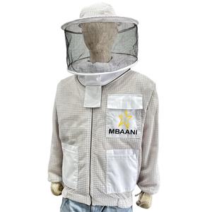 Chaqueta de Apicultura de Tres Capas en Color Personalizado con Velo Redondo - Product Image 1