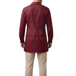 Everyday Medical Laboratory Coat With Front <b>Snap</b> <b>Fasteners</b> Roomy Utility Pockets Long Sleeves A Comfortable Functional Design - Product Image 5