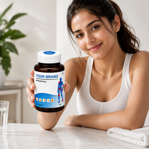 Tabletas de Suplemento para el Cuidado de las Articulaciones para Adultos OEM, Colágeno, Nano Curcumina, Condroitina, Ácido Hialurónico, Sin Azúcar ni Gluten, Personalizable - Product Image 6