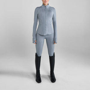 Culotte d'équitation extensible 4 directions pour femme avec siège intégral et collants d'équitation pour femme, service OEM - Product Image 3