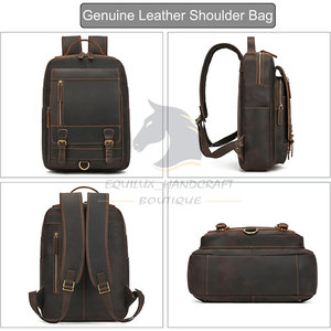 High Quality Custom Made Leather <b>Bagpack</b> Custom Logo Leather <b>Bagpack</b> New Arrival Leather <b>Bagpack</b> - Product Image 4