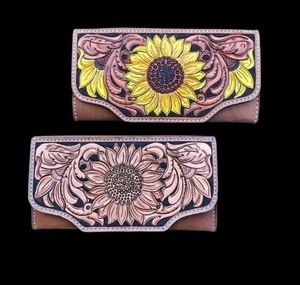 Sac à main western à franges pour femme en cuir pleine fleur, pochette cowgirl de Divine International - Product Image 5