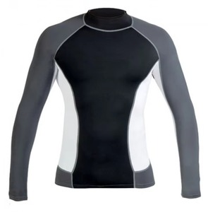 Camiseta Deportiva para Hombre, Protección UV, Compresión Elástica, Secado Rápido, para Gimnasio, Fitness, Entrenamiento, Running - Product Image 5
