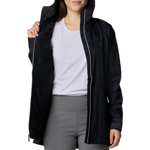 Chaqueta Impermeable y Transpirable para Mujer, con Capucha, Acolchada de Poliéster, con Cierre Completo, Ecológica, Diseño Personalizado OEM ODM - Product Image 5