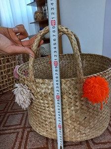 Cesta de Almacenamiento Multifuncional de Seagrass Hecha a Mano por Vietrustic, Solución Ecológica para la Organización del Hogar - Product Image 5