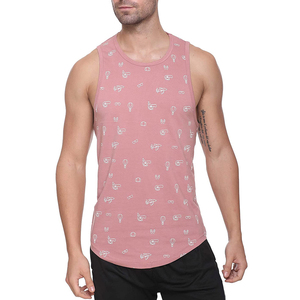 Camiseta sin Mangas para Hombre a Precio Bajo, Moda de Verano, Alta Calidad, Transpirable, Ligera, Tejida en Poliéster/Algodón, Secado Rápido, Ecológica - Product Image 5