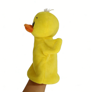 Títere de Mano de Pato Amarillo Adorable, Juguete de Peluche Suave para Niños, Juego Interactivo entre Padres e Hijos, Contar Cuentos y Preescolar - Product Image 2