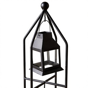 Fabricants de décorations du Ramadan 2027, lanternes marocaines en métal noir de différents styles - Product Image 6