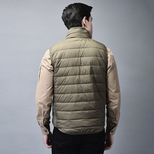 Chaleco acolchado de invierno formal cálido y ligero para hombre, chaqueta sin mangas para exteriores con múltiples bolsillos de secado rápido para viajes - Product Image 2