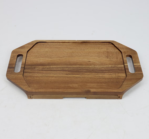 Juego de Bandejas para Servir Sushi de Madera de Acacia con Cajón, Tabla de Sushi Premium Apta para Alimentos, Plato Japonés para Servir Charcutería - Product Image 3