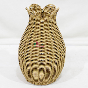 Artex Dong Thap usine rustique sol Vase jacinthe d'eau tissage à la main paniers Vases décoratifs jonc de mer corde en gros - Product Image 1