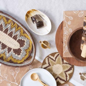Bol en corne artisanal écologique, résistant à la chaleur, léger, pour la décoration moderne de la maison, utilisation en fête, service alimentaire jetable, fait main - Product Image 5