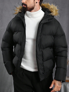 New High Quality OEM Customized Printed Padded Bubble Warm Winter Men <b>Coats</b> Puffer Jacket 2026 <b>Heated</b> Men winter jacket - Product Image 5