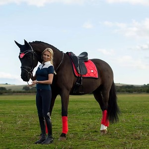 Tapis de selle d'équitation professionnels sur mesure avec doublure en polycoton, qualité supérieure, service OEM, couleur personnalisée - Product Image 2