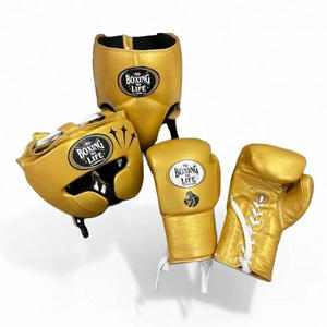 Ensemble de sparring professionnel en cuir de vachette véritable, personnalisable, séchage rapide, toutes couleurs disponibles, le plus vendu, « No Boxing No Life » - Product Image 6