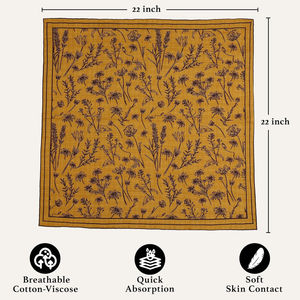New Season Womens Mulberry Silk <b>Square</b> <b>Scarf</b> Geometric Print Soft Breathable Neck Hair Wrap Bandana Elegant Premium Daily Life - Product Image 1