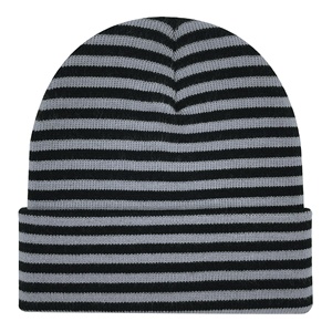 Premium quality Warm Winter Beanie Custom Logo Acrylic Striped Beanie Hat Cuffed Skull <b>Cap</b> for <b>Men</b> Women Custom - Product Image 5
