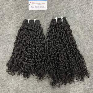 ผมต่อแบบเส้นคู่ เทนห์ เรมี สีธรรมชาติ ยี่ห้อ BEST SELL สำหรับผมหยิก น้ำหนัก 100 กรัม พร้อมส่ง - Product Image 1