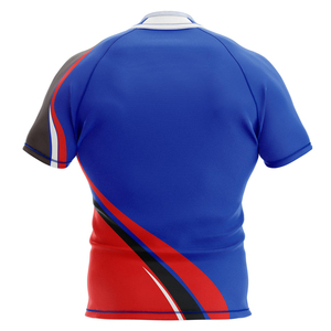 Maillot de rugby personnalisé imprimé par sublimation, uniforme d'équipe en couleur, commande en gros, fabricant OEM ODM, fournisseur, prix d'usine - Product Image 6
